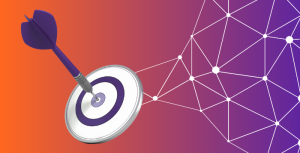 Dart hitting bullseye to represent achieving your BHAG Big Hairy Audacious Goal and making your dream come true