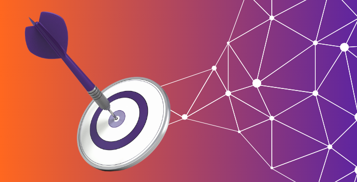 Dart hitting bullseye to represent achieving your BHAG Big Hairy Audacious Goal and making your dream come true